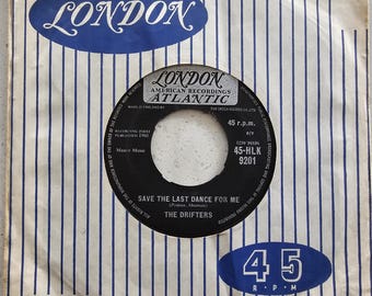 ドリフターズ - Save The Last Dance For Me - オリジナル 1960 UK 7インチ ビニールレコード