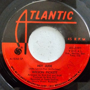 Wilson Pickett (e) - Hey Jude / Search Your Heart - Original 1968 US 7&quot; Vinyl Record