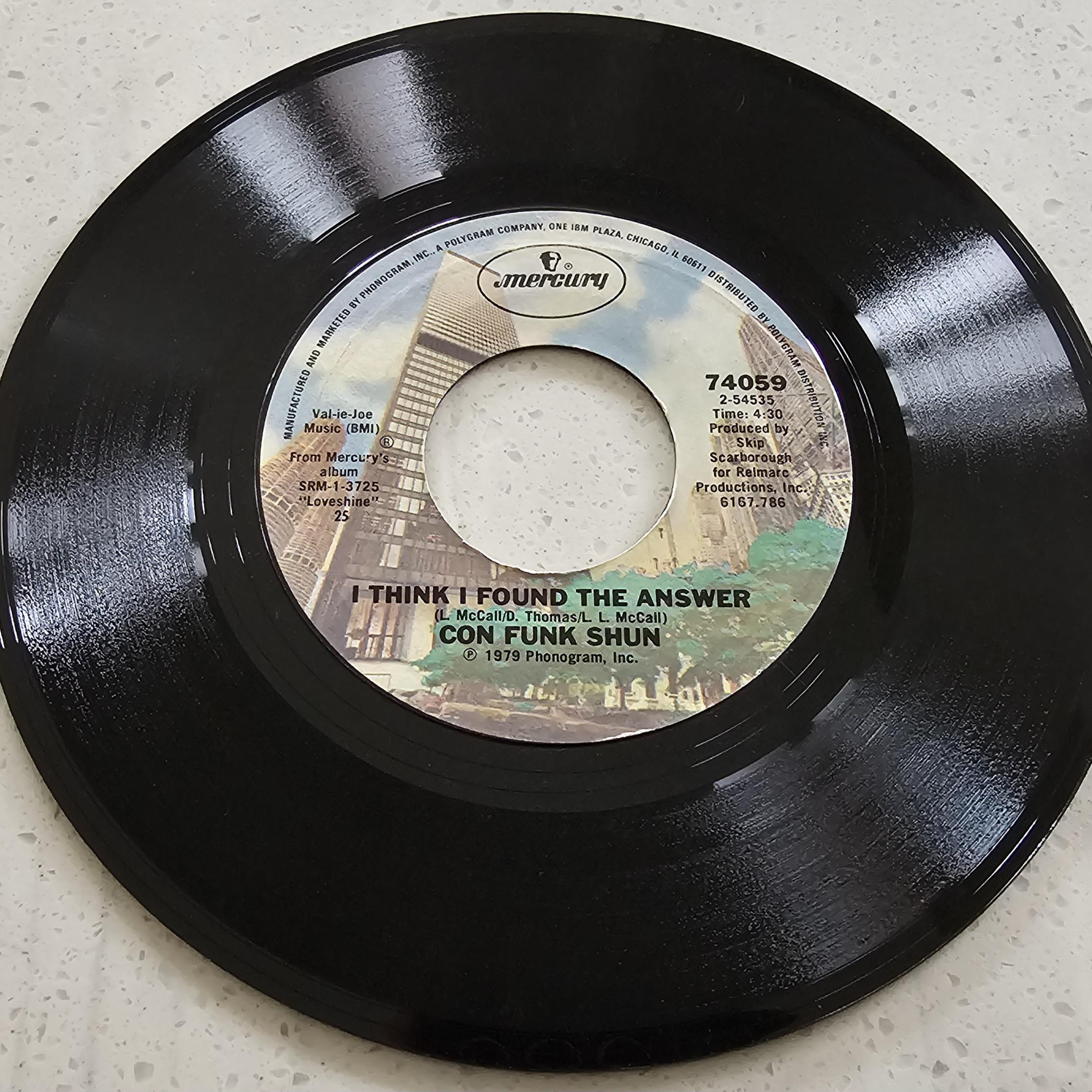 Con Funk Shun (e**) Chase Me / I Think I Found The Answer - 1979年