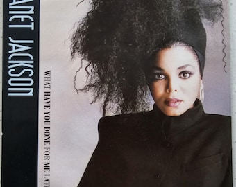 Janet Jackson ** What Have You Done For Me Lately - Original 1986 UK 7" Vinyl Record
