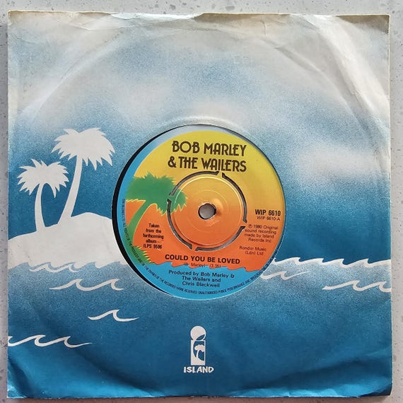 Bob Marley & The Wailers - Could You Be Loved - Original 1980 UK 7" Vinyl Record