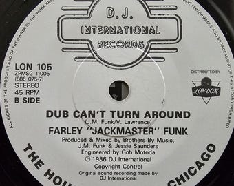 Farley Jackmaster Funk - Love Can't Turn Around - 1986 UK 7