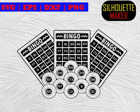 Bingo 2 Bingo Svg Bingo Ball Svg Bingo Card Svg Keno Etsy