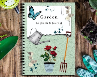 Gartenarbeit Journal | A5 Gartenplaner & Logbuch | Gartenarbeit Geschenk