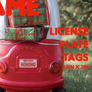 CUSTOM LICENSE PLATE Coupe size 3.5 inches x 2 inches A cozier fit than 4x2 inch imo image 3