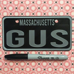 Large LICENSE PLATE 6in x 3in (15cm x 7.5cm) Tags Customized custom