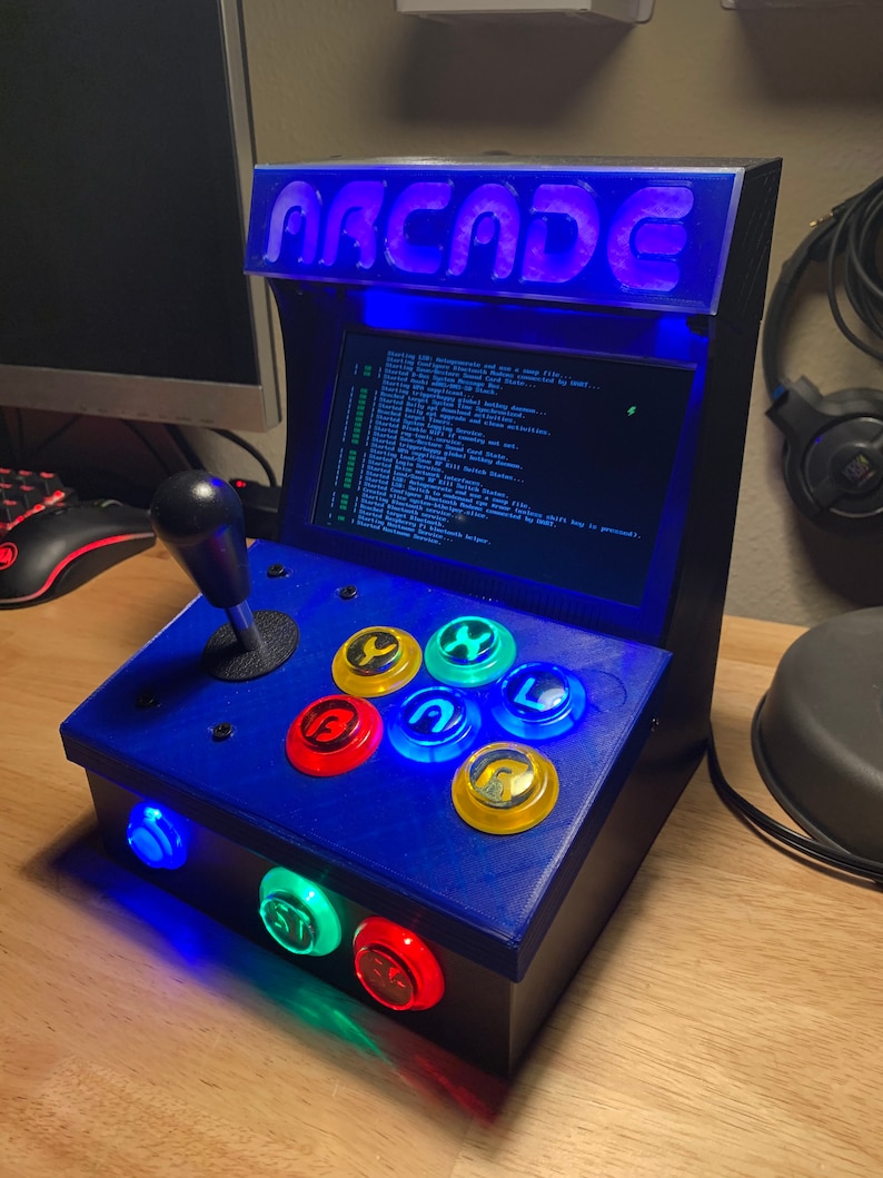 RASPBERRY Pi ARCADE Machine 3D Print STL files Classic 