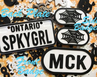 Juego de matrículas de juguete personalizadas: placas personalizadas para coche de juguete