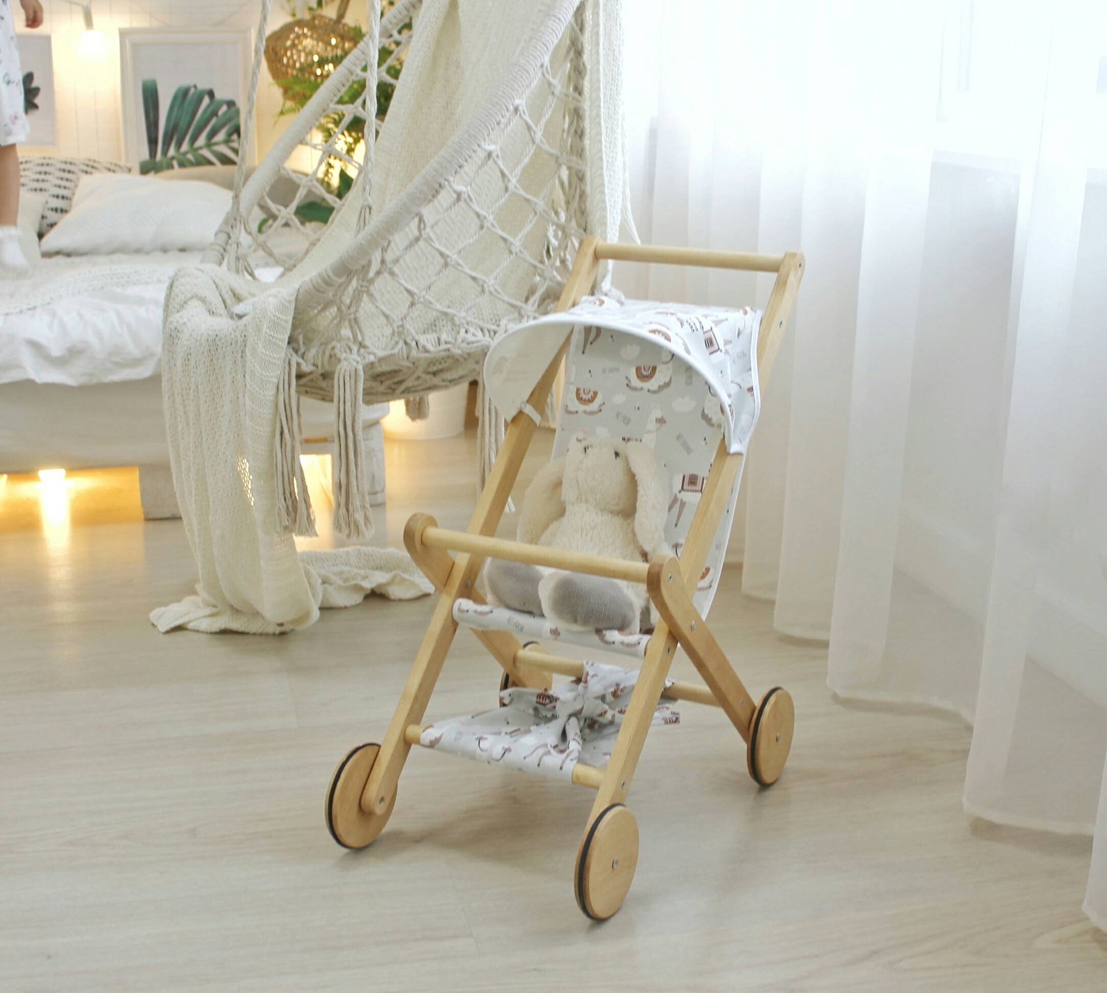 best wooden dolls pram