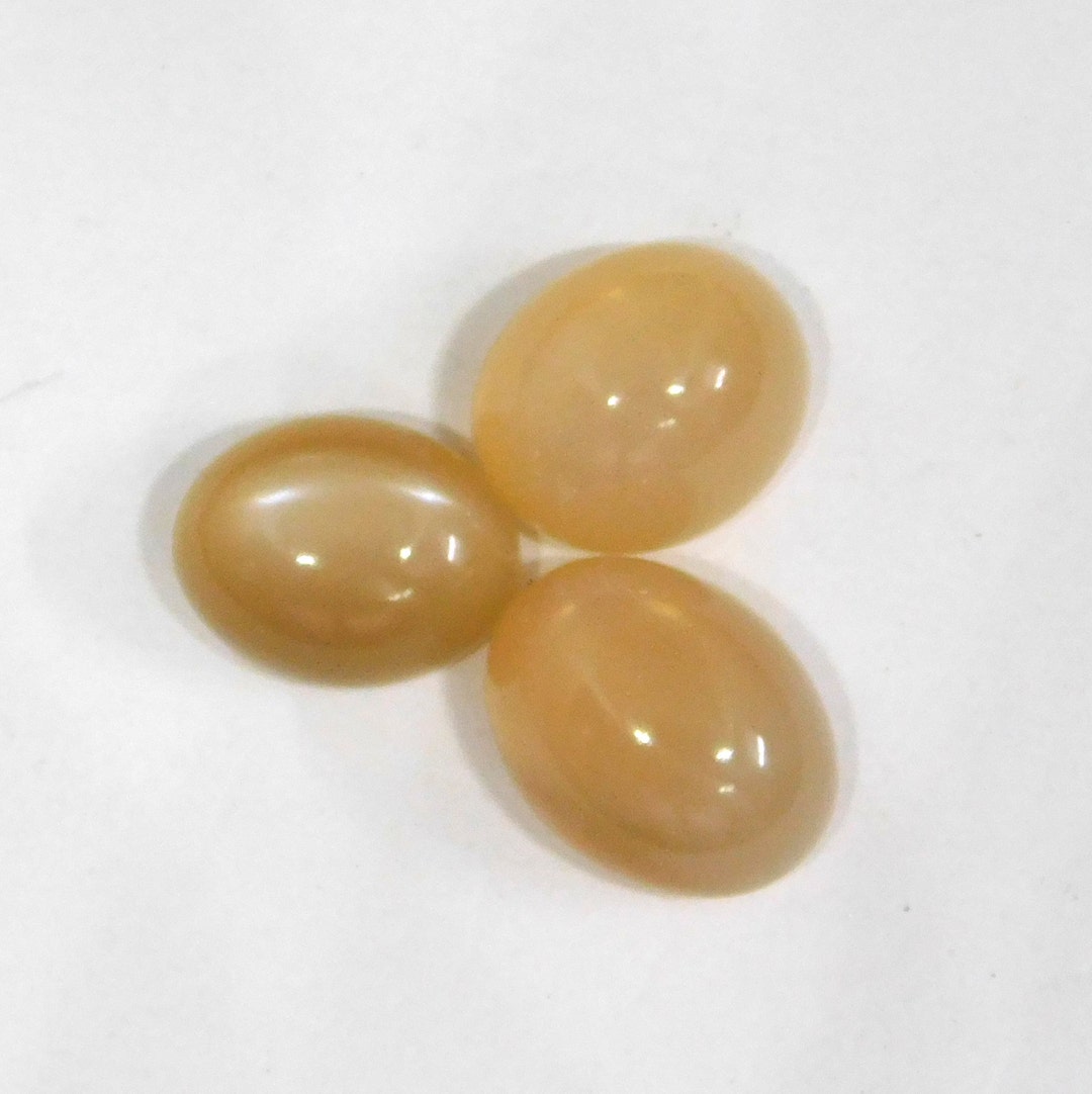 Natural Peach Moonstone Cabochon,oval Shape Moonstone Gemstone.loose