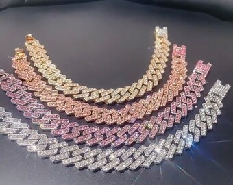 Iced Out Cuban Link - Etsy