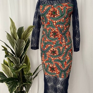 African Print Dress / Evening Dress/ Formal Dress / kente print dress / Ankara Print Dress / African Wax Dress