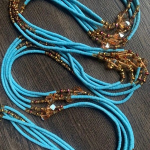 Large 4ft Authentic Ghana Waist beads African waistbeads WHOLESALE Waist beads