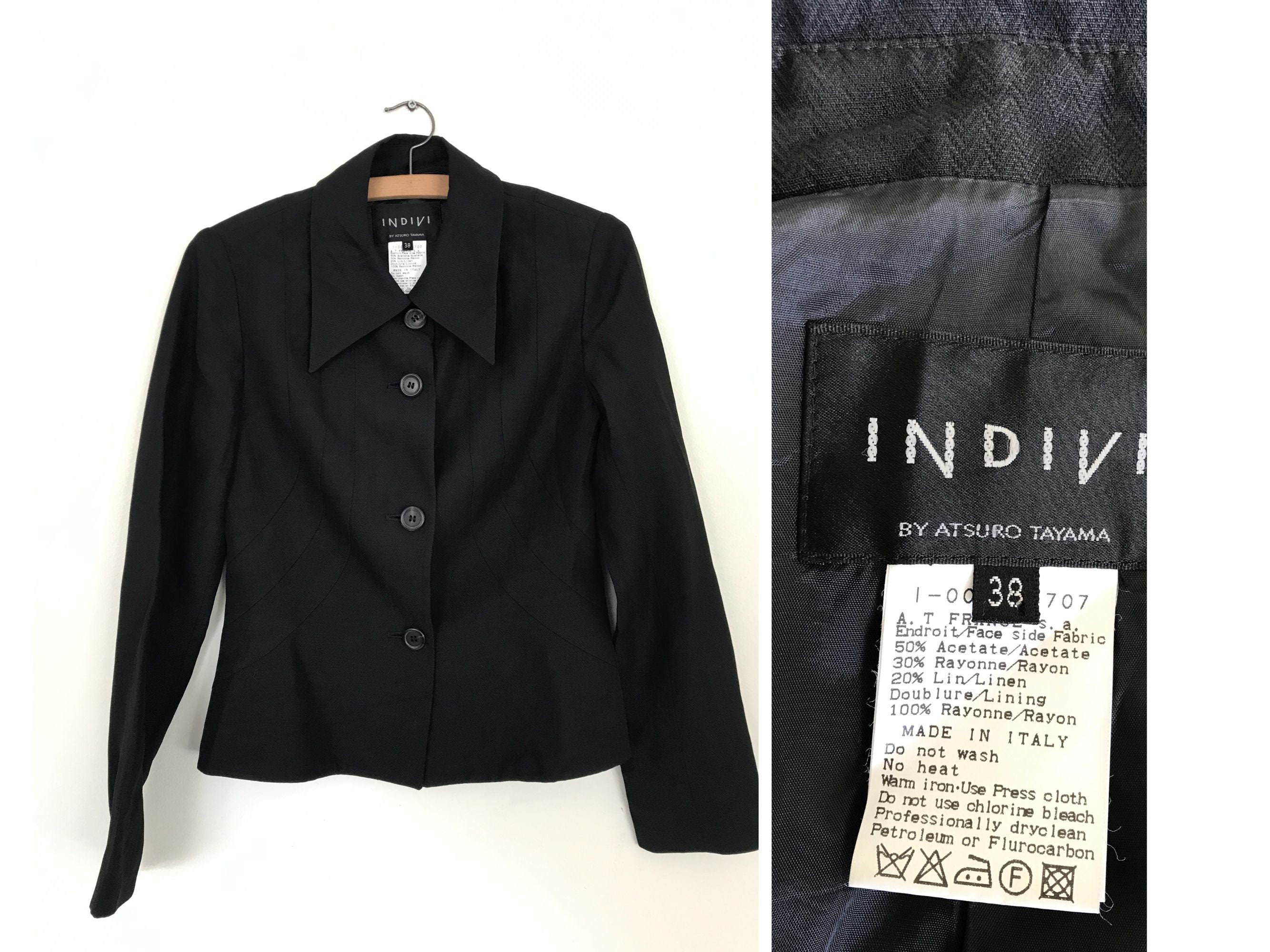 Vintage Atsuro Tayama Indivi Fitted Jacket | 38 S XS