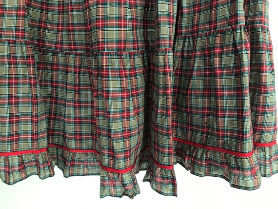 Betty Barclay Vintage Check Cotton Skirt Blouse S… - image 7