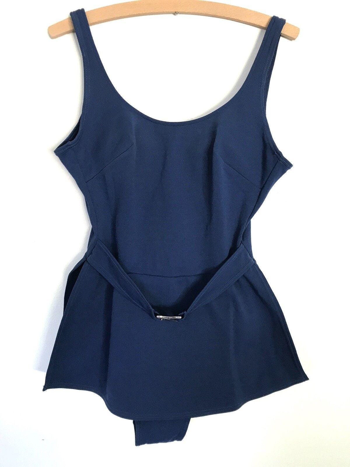 Marks & Spencer, St Michael Vintage Bathing Suit Skirt Swimsuit | M 12 | Swimwear | 1960s
