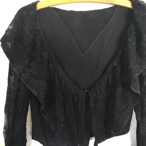 Antique Victorian Fitted Blouse Jacket, XS
