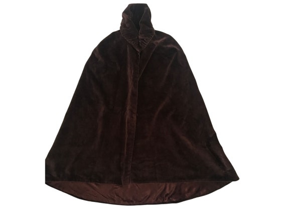 Vintage Antique Victorian Edwardian Cape, Brown V… - image 1