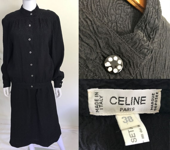 CELINE(セリーヌ) レザージャケット 2E991280D ブラック サイズ