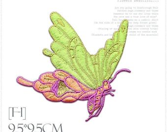 Sew on Insect Cont.Patches Embroidered Patches Sewing Supplies Handcraft Trim