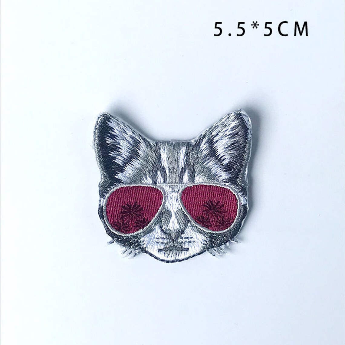 Sew On Funny Cat Patches Embroidered Patches Sewing Supplies Etsy