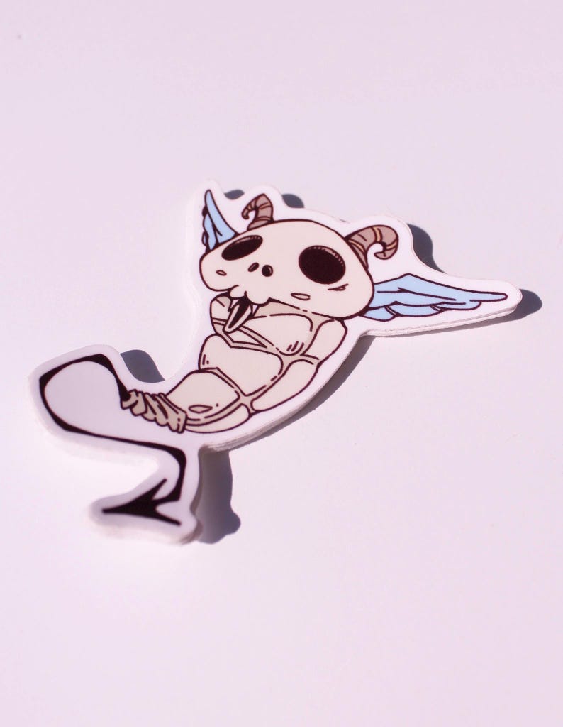3" pegatina de vinilo impermeable Kogane Shikigami pegatina / Jujutsu Kaisen JJK Anime Manga inspirado imagen 2