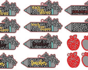 Download Pencil Keychain Svg Etsy