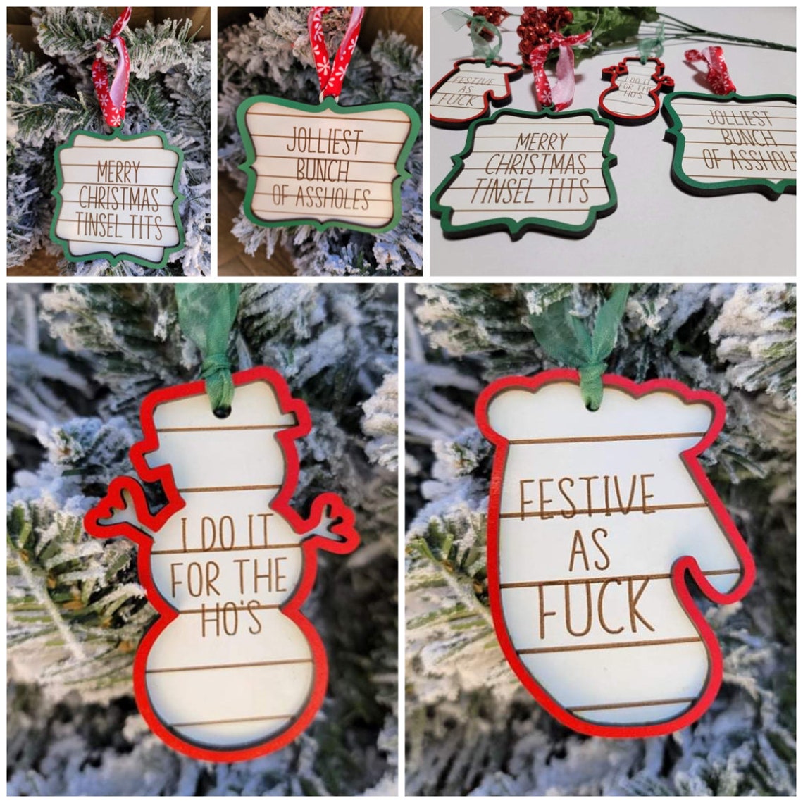 Funny Adult Humor Christmas Ornament Sayings Laser Ready Svg Etsy