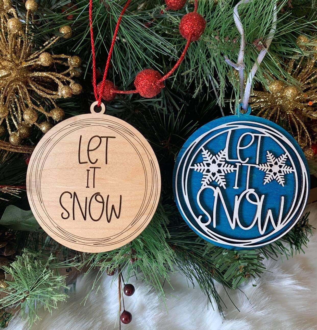 Christmas Ornament Sayings laser ready SvG Holiday Laser  Etsy