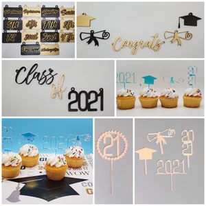 Download Graduation Decor Bundle svg Grad Party Decor Graduation | Etsy