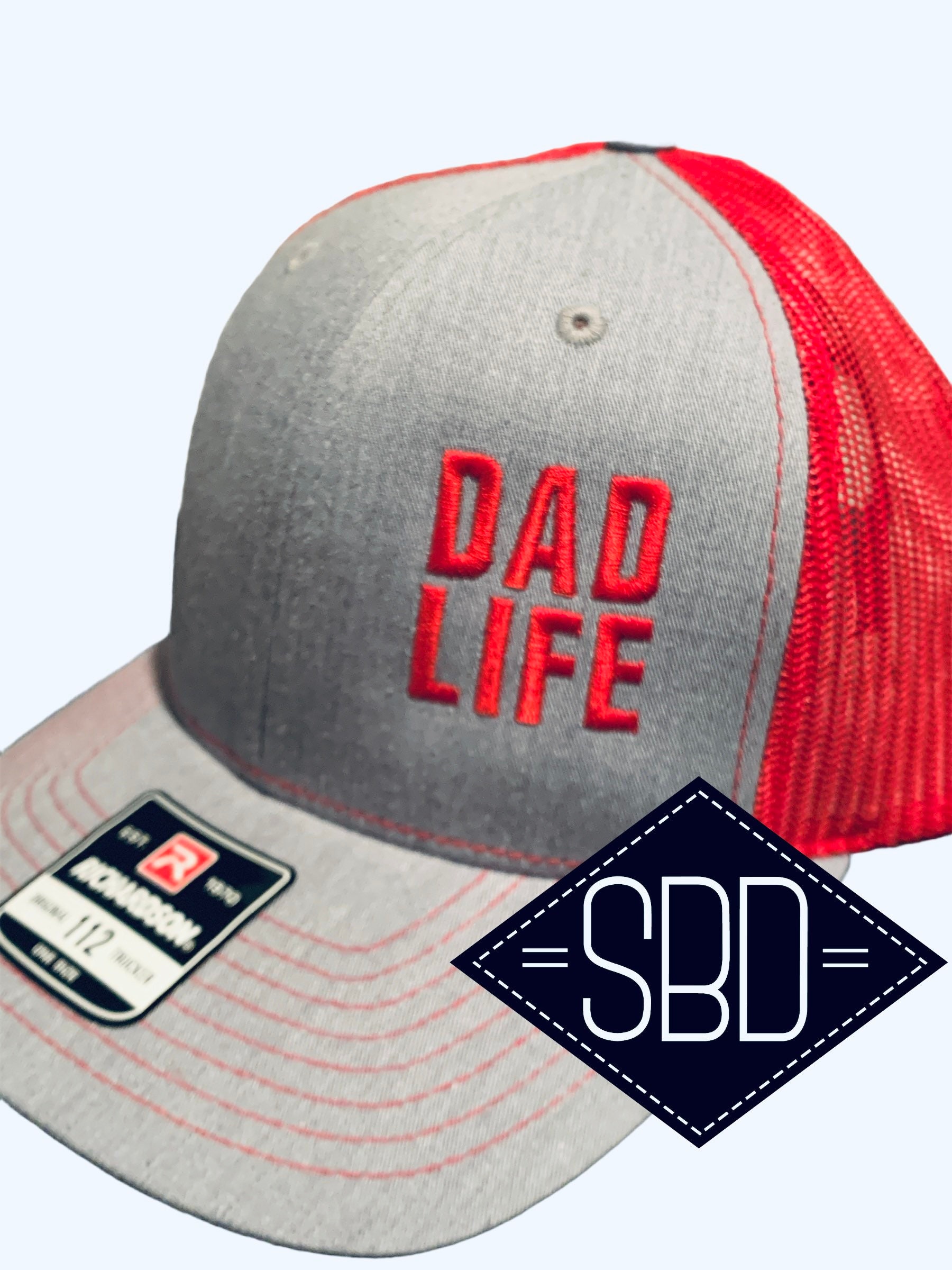 DAD LIFE Embroidered Hat Structured Dad hat Dad Birthday | Etsy