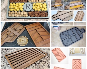 Charcuterie Board Svg Bundel | Chautrie Bestuursvergadering | Dienblad svg | Huwelijksgeschenk SVG | Dienblad met verdelers | Snoepschaal | Kaasplateau