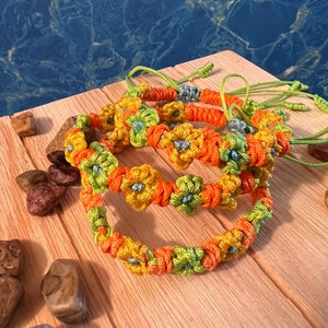 Sweetart Beachy Boho Unisex Handmade Woven Friendship Bracelet