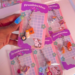 Random Assorted Kawaii Breakfast Food Keychain / Phone Charm