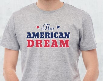 Camiseta del sueño americano, camiseta patriótica vintage de EE. UU.