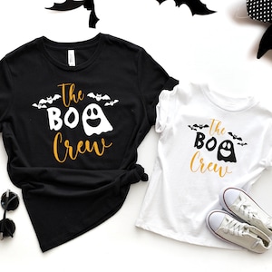 The Boo Crew Halloween Matching Shirt, Boo Family Halloween Shirts, The Boo Halloween Baby Body suits
