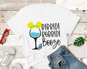 Koszulka Bibbidi Bobbidi Booze, koszulka do picia dla księżniczek