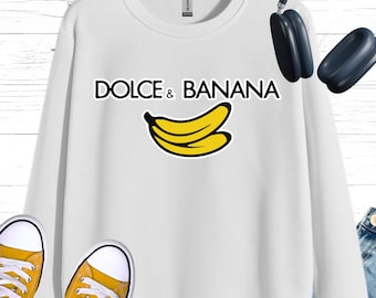 Sudadera Dolce & Banana, camiseta divertida y con humor