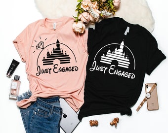 Disney Just Engaged - Etsy