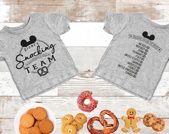 Snacking Around The World Shirt, Disney Snacking Team Shirt, Snacking Team Shirts, Epcot Snacking Shirt, Matching Family Trip Shirt
