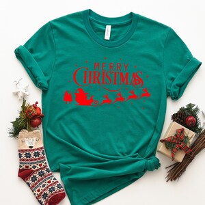 Camisa de Feliz Navidad, Camisa de Navidad de Santa, Camisa de Navidad, Camiseta de Navidad, Camisas de Navidad a juego, Camisa de Niños, Camisa de Navidad Familiar