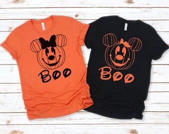 Disney Halloween BOO Shirts, Disney Halloween Family Shirts, Disney Family Shirts, Disney Shirts, Disney  Pumpkin Shirts , Disney Halloween