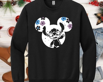 Camiseta de Stitch Mickey Mouse Mashup, camiseta de Disneyworld