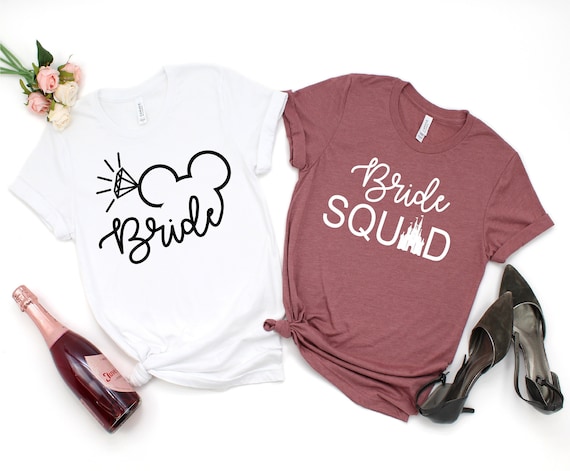 Disney bridesmaid on sale shirts