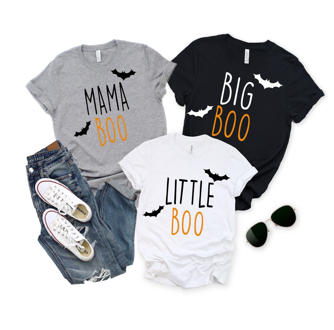 Matching Halloween Shirt Mama Boo Shirt Little Boo Big Boo - Etsy