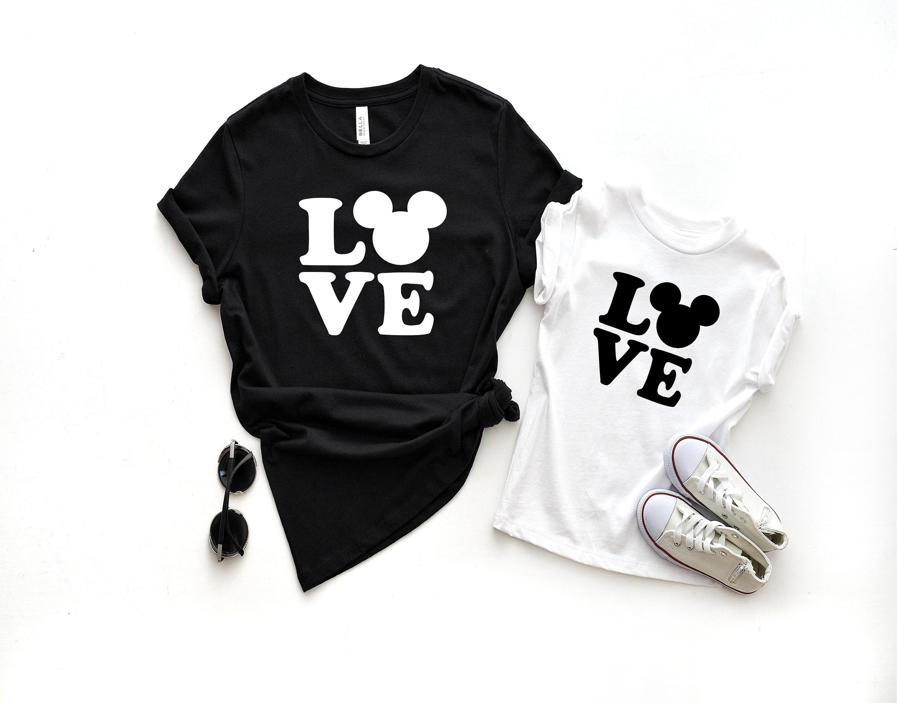 Love Disney Shirt Matching Disney Shirts Valentine Disney Etsy