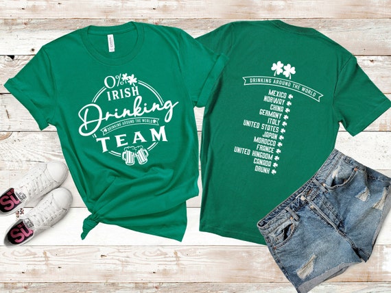 irish drinking team shirts
