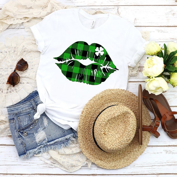 St Patricks Day Women Lips - St. Patrick's Day Gift T-Shirt St Patricks Day Women Lips - St. Patrick's Day Gift T-Shirt