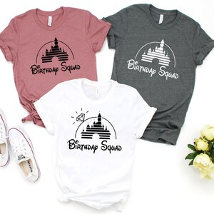 Disney Birthday Shirt, Birthday Girl Disney Shirt, Birthday Boy Disney Shirt, Disney Birthday Squad Shirt, Disney Birthday Party Shirts