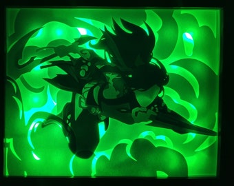 League of Legends - LEDs Shadow Box Akali